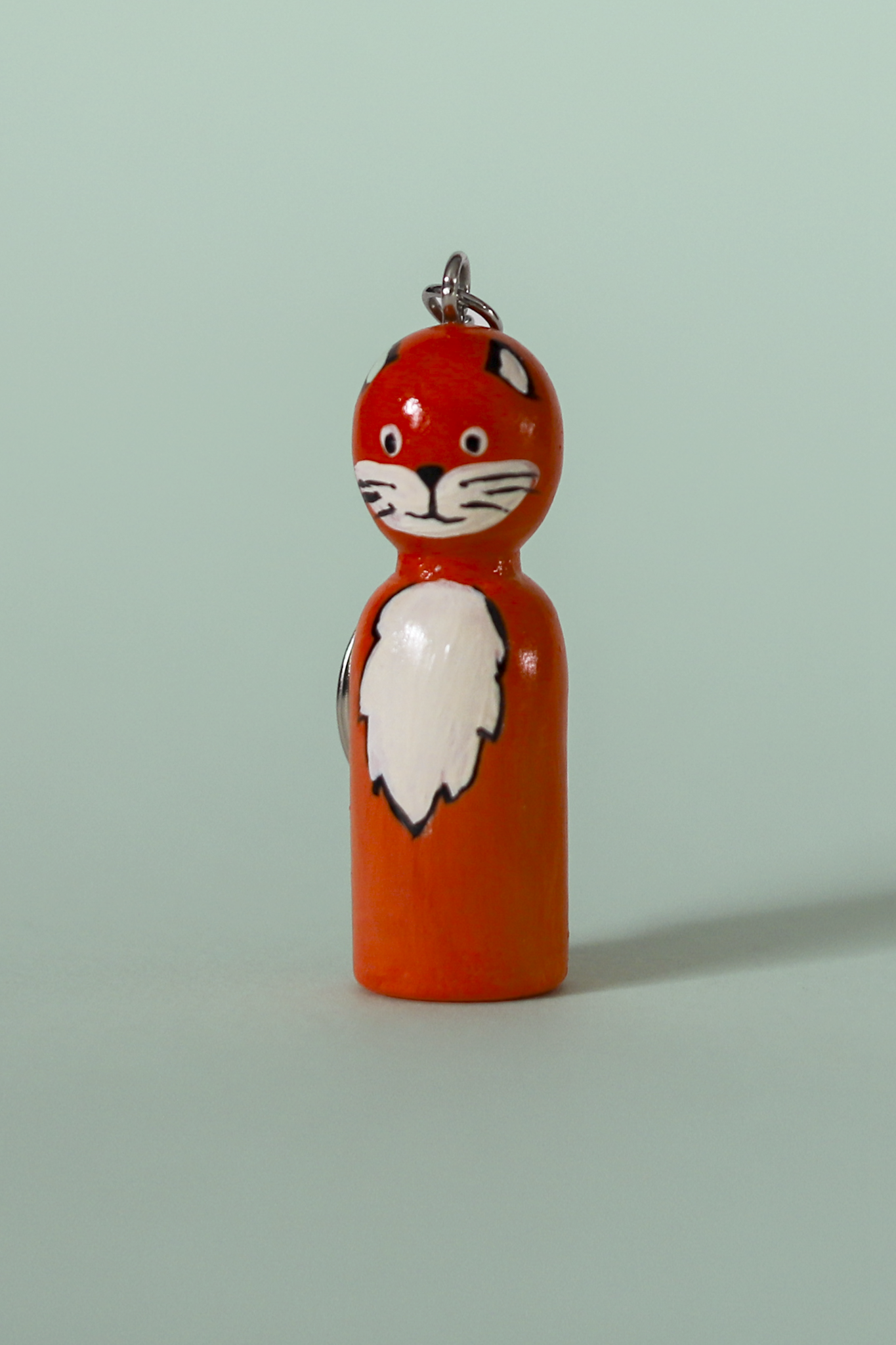 Wooden Animal Keychains Handpainted