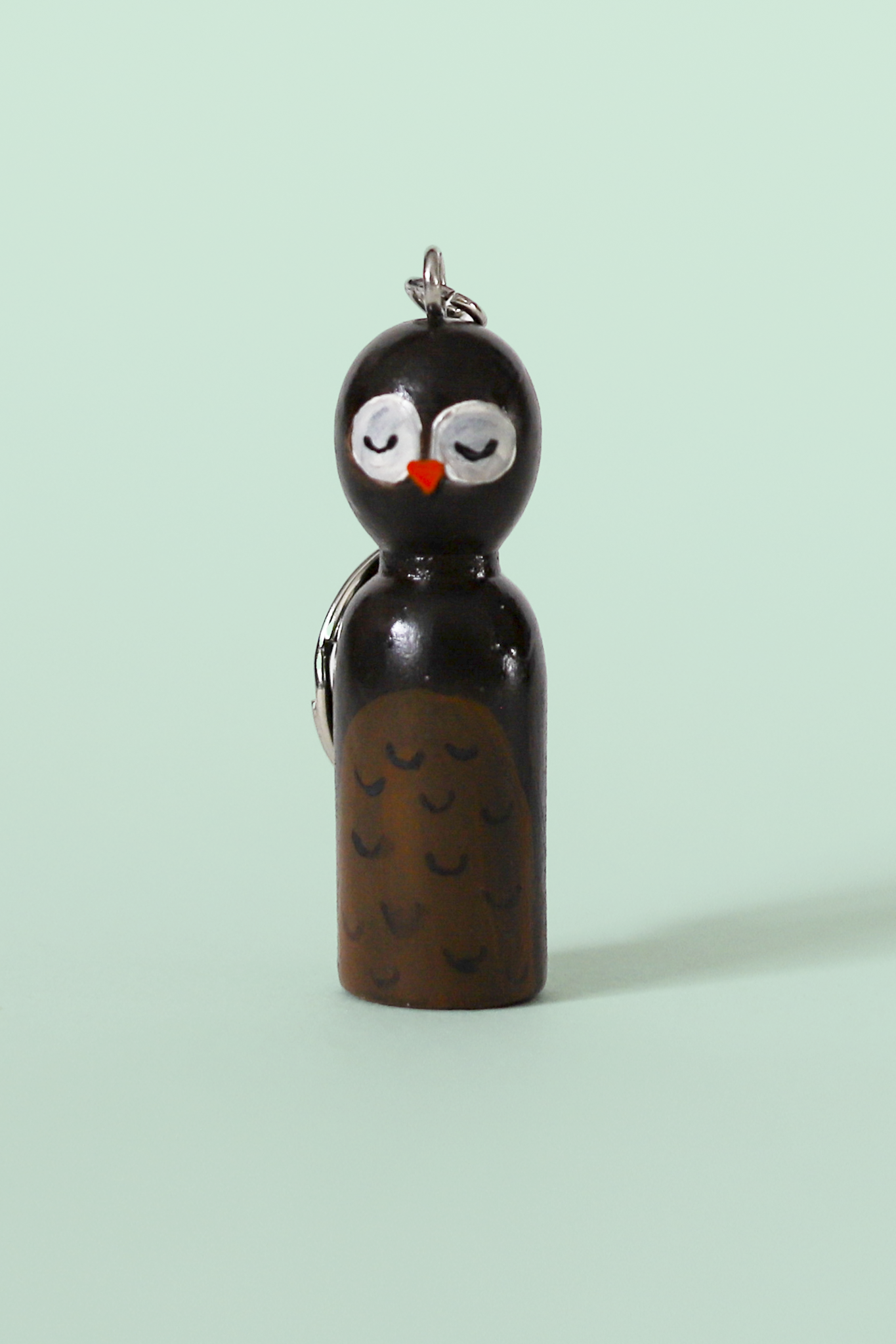 Wooden Animal Keychains Handpainted