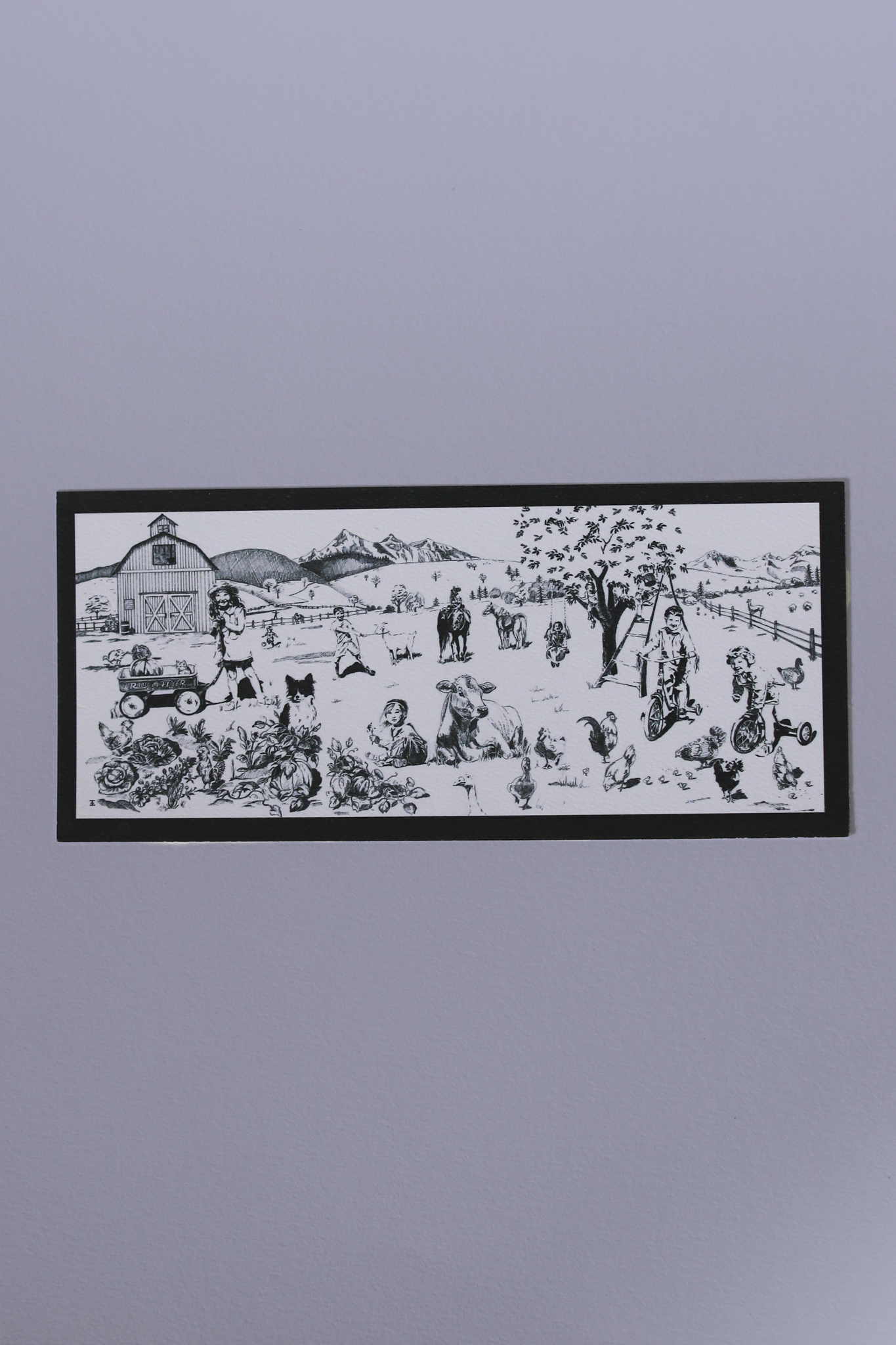 Postcard Barnyard